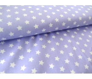 Baumwolle Sterne flieder